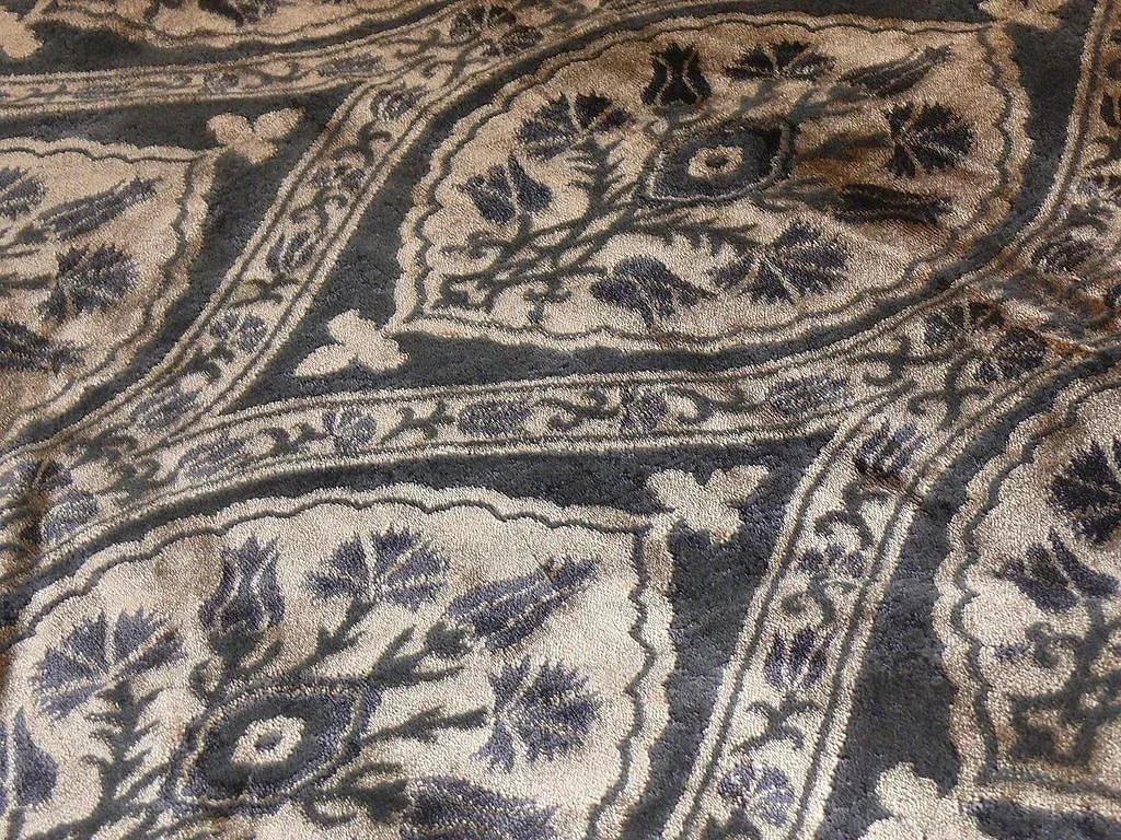 7.5yd Kravet Black &amp; Coffee Velvet Carnation Silky! MSRP USD 139/Y