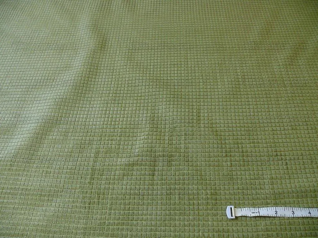 Lee Jofa Groundworks Pushbutton Velvet Celadon Sage Green Square