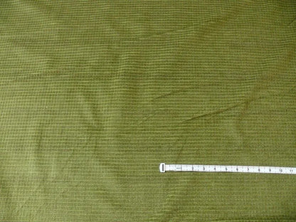 By Yard Lee Jofa Groundworks Pushbutton Velvet Moss Green Square 100% Linen