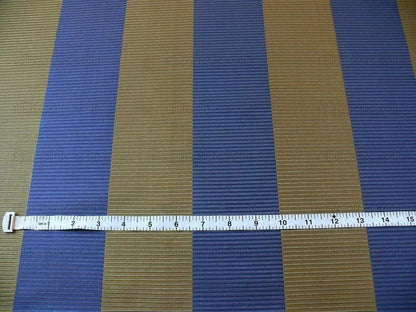 Lee Jofa Stereopticon Stripe "delphin" Copper Blue Purple Gold Silk+wool BY Yard
