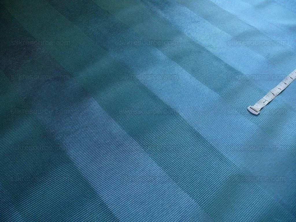 By Yd Lee Jofa Continental Velvet Stripe Sapphire Blue Heavy MSRP USD 156/yard