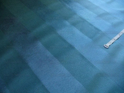 By Yd Lee Jofa Continental Velvet Stripe Sapphire Blue Heavy MSRP USD 156/yard