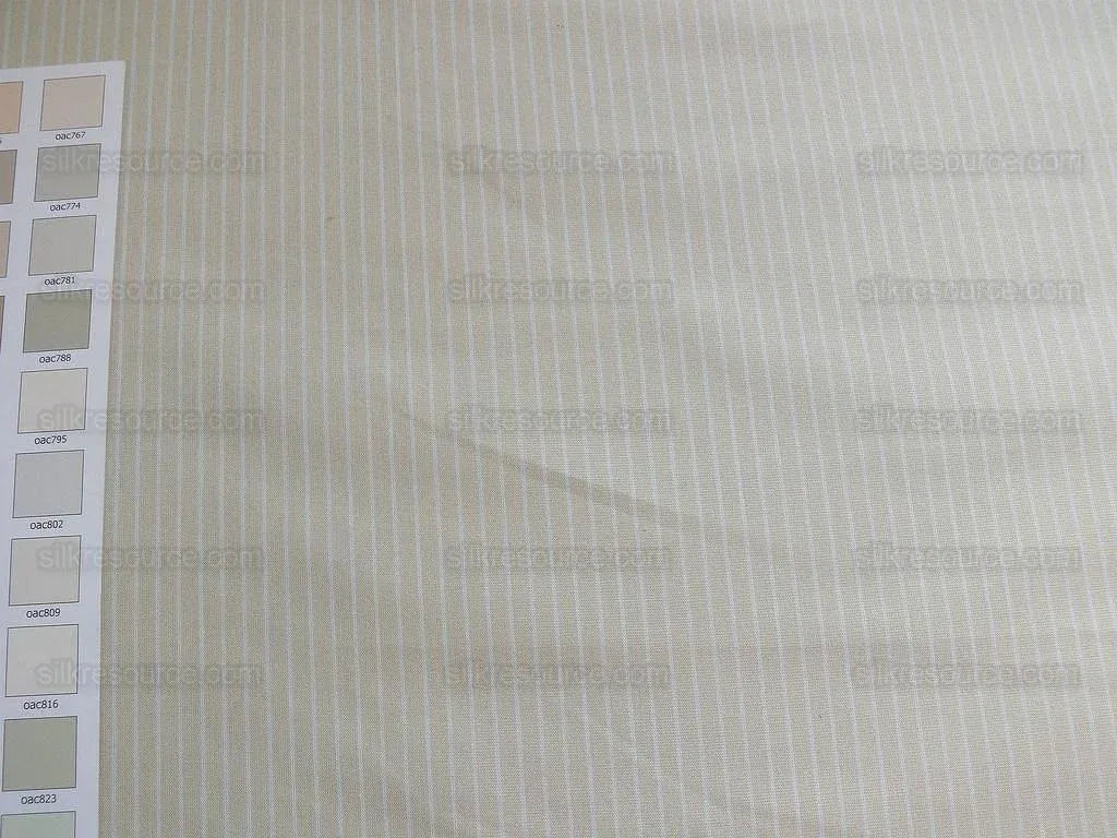 by yard Lee Jofa Fraises Stripe "cameo" Pin Stripe White Light Sand Luxurious French Cotton Fresh MSRP USD 250/y