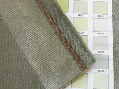 Lee Jofa Continental Velvet Stripe Silver Sage Green Bty