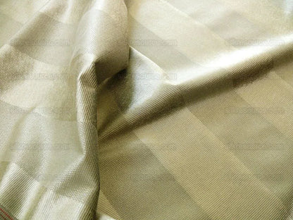 Lee Jofa Continental Velvet Stripe Silver Sage Green Bty