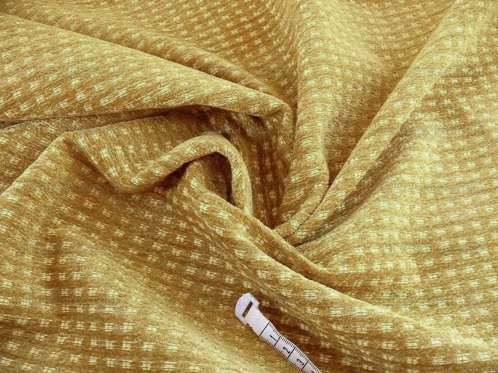 Lee Jofa Glenhurst Chenille "gilt" Gold Dotted Bty MSRP USD 276/Y