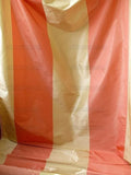 LEE JOFA TENNYSON STRIPE "ROSE" WIDE STRIPE SILK TAFFETA PINK BT