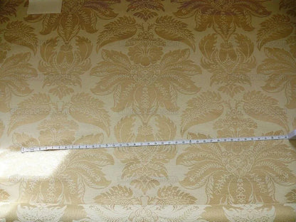 By yard Lee Jofa Lee Jofa Villa Lamte Damask Champagne White Cotton Grand MSRP 196/Y France