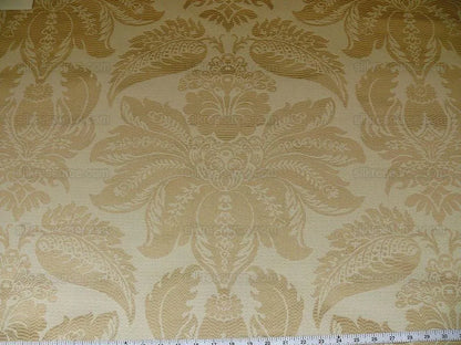 By yard Lee Jofa Lee Jofa Villa Lamte Damask Champagne White Cotton Grand MSRP 196/Y France
