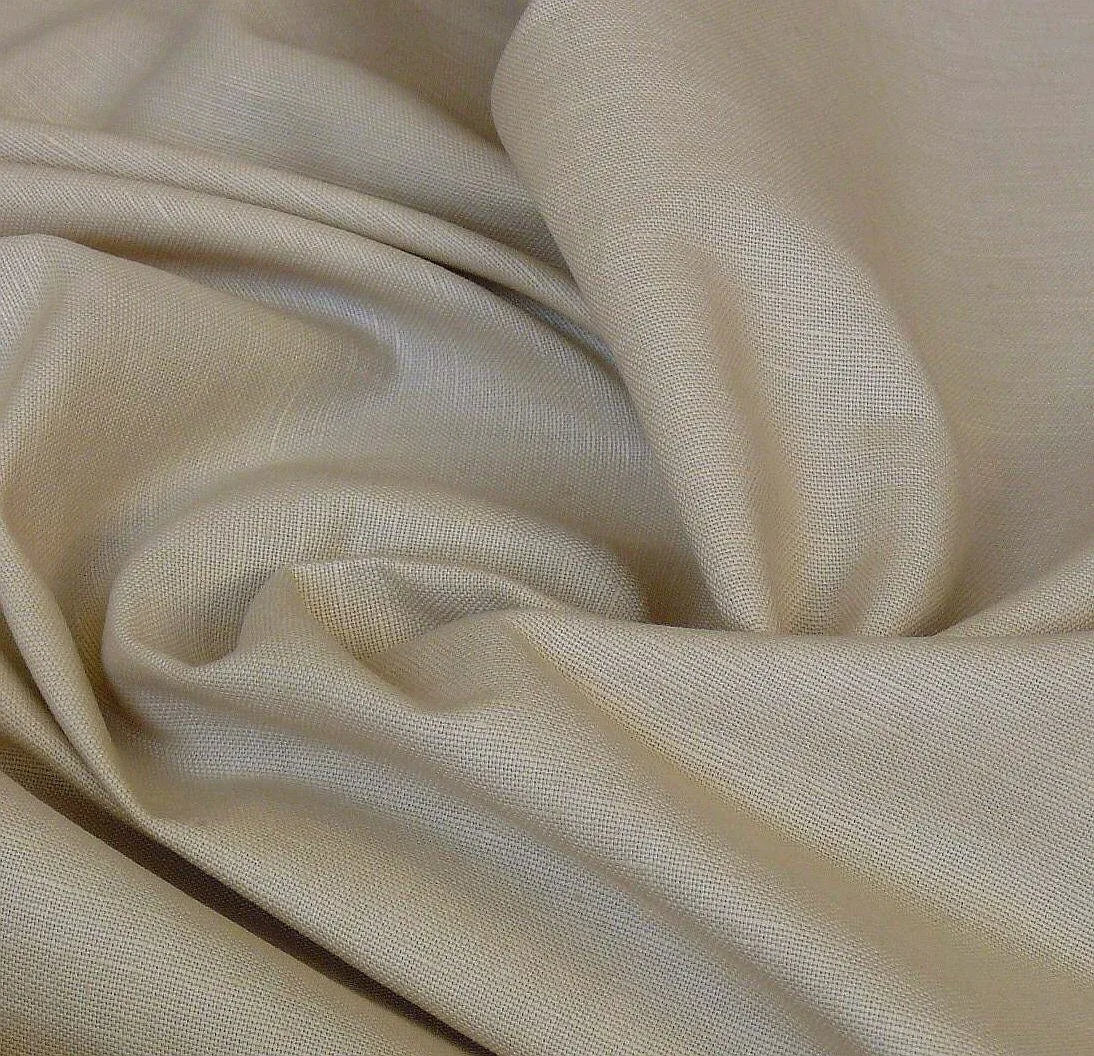 2y+2ylee Jofa Seacloth Sconset Solid Linen Blend Sea Cloth Beige