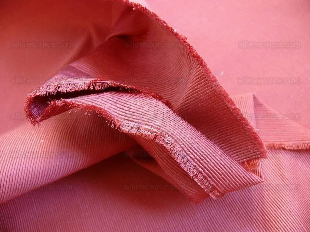 Magic...lee Jofa "adam's Rib Weave Pink Rose Raspberry Silk Fail