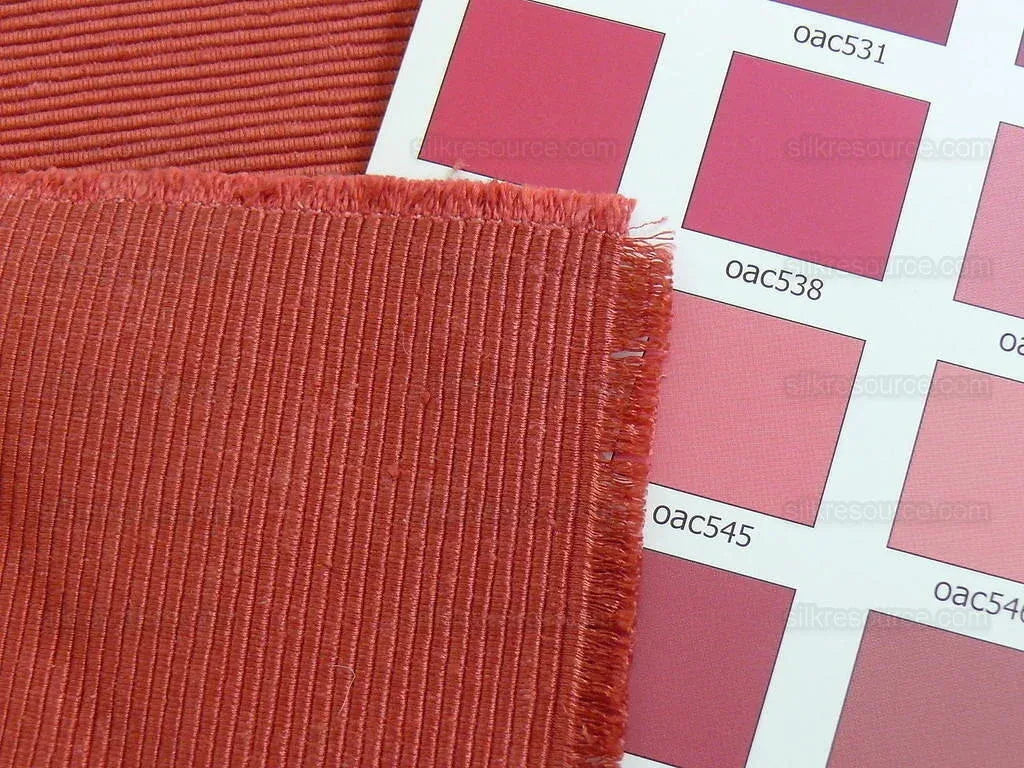 Magic...lee Jofa "adam's Rib Weave Pink Rose Raspberry Silk Fail