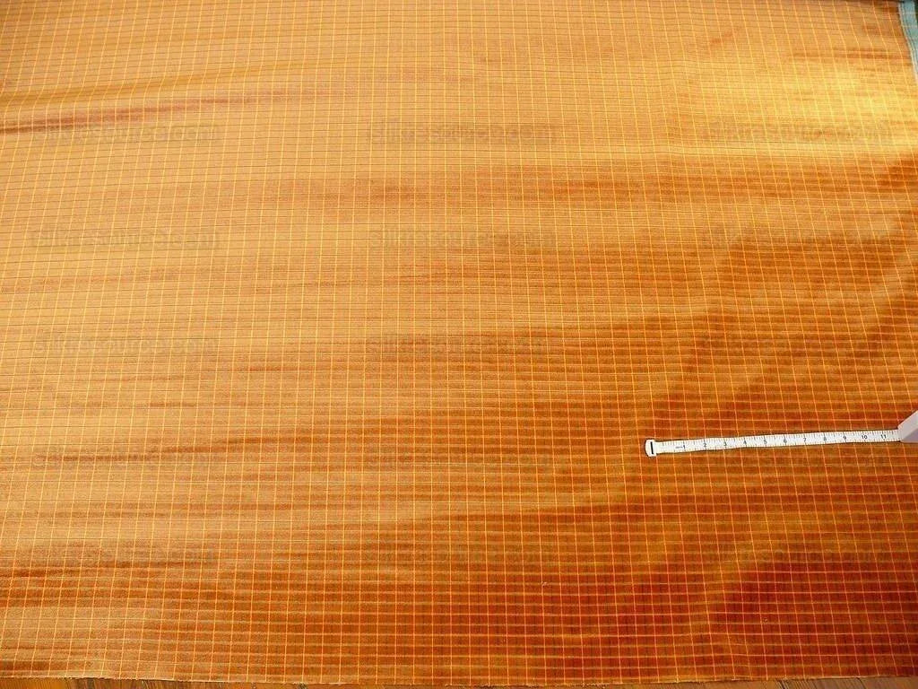 Lee Jofa Figaro Velvet Check Spice Gold Bty