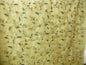 KRAVET DESIGN SILK ORGANZA EMBROIDERY ORANGE GOLD ON CHARTREUSE