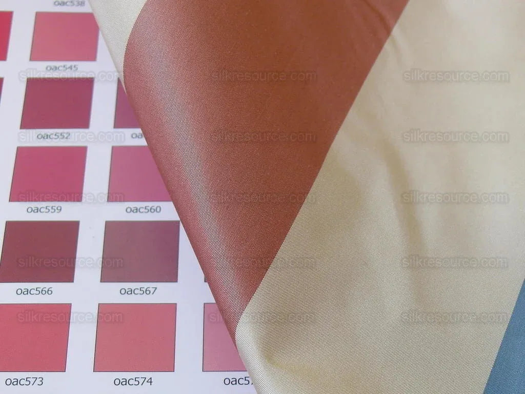 Lee Jofa Sublime Silk Stripe "opal" Red Blue Yellow Gold On Ivory White MSRP USD 216/Y