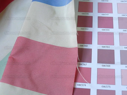 Lee Jofa Sublime Silk Stripe "jewel" Mint Rose Pink Green Sky Blue On Ivory White MSRP USD 216/Y