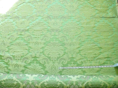 Lee Jofa Scala Silk Damask Willow Spring Green Classic Silk Bty