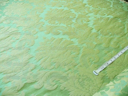 Lee Jofa Scala Silk Damask Willow Spring Green Classic Silk Bty