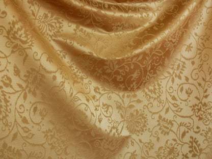 Lee Jofa Shangri-la Damask "bronze" Gold Paisley Wool and Silk Historical Design Reversible MSRP USD 216