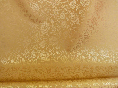 Lee Jofa Shangri-la Damask "bronze" Gold Paisley Wool and Silk Historical Design Reversible MSRP USD 216
