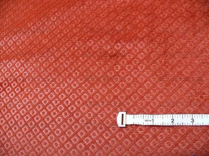 1y+ Lee Jofa Viroflay Gaufra Velvet "indian Red" Burnt Burgundy