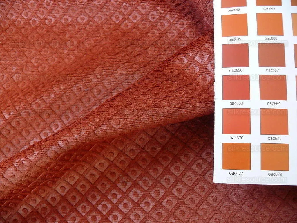 1y+ Lee Jofa Viroflay Gaufra Velvet "indian Red" Burnt Burgundy