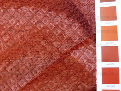 1y+ Lee Jofa Viroflay Gaufra Velvet "indian Red" Burnt Burgundy