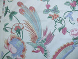 BTY LEE JOFA ORIENTAL DREAM CHINOISERY PRINT BIRDS GRAPES LOTUS