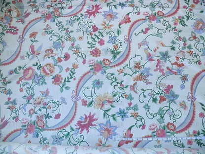 Bty Lee Jofa Oriental Dream Chinoisery Print Birds Grapes Lotus