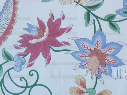 Bty Lee Jofa Oriental Dream Chinoisery Print Birds Grapes Lotus