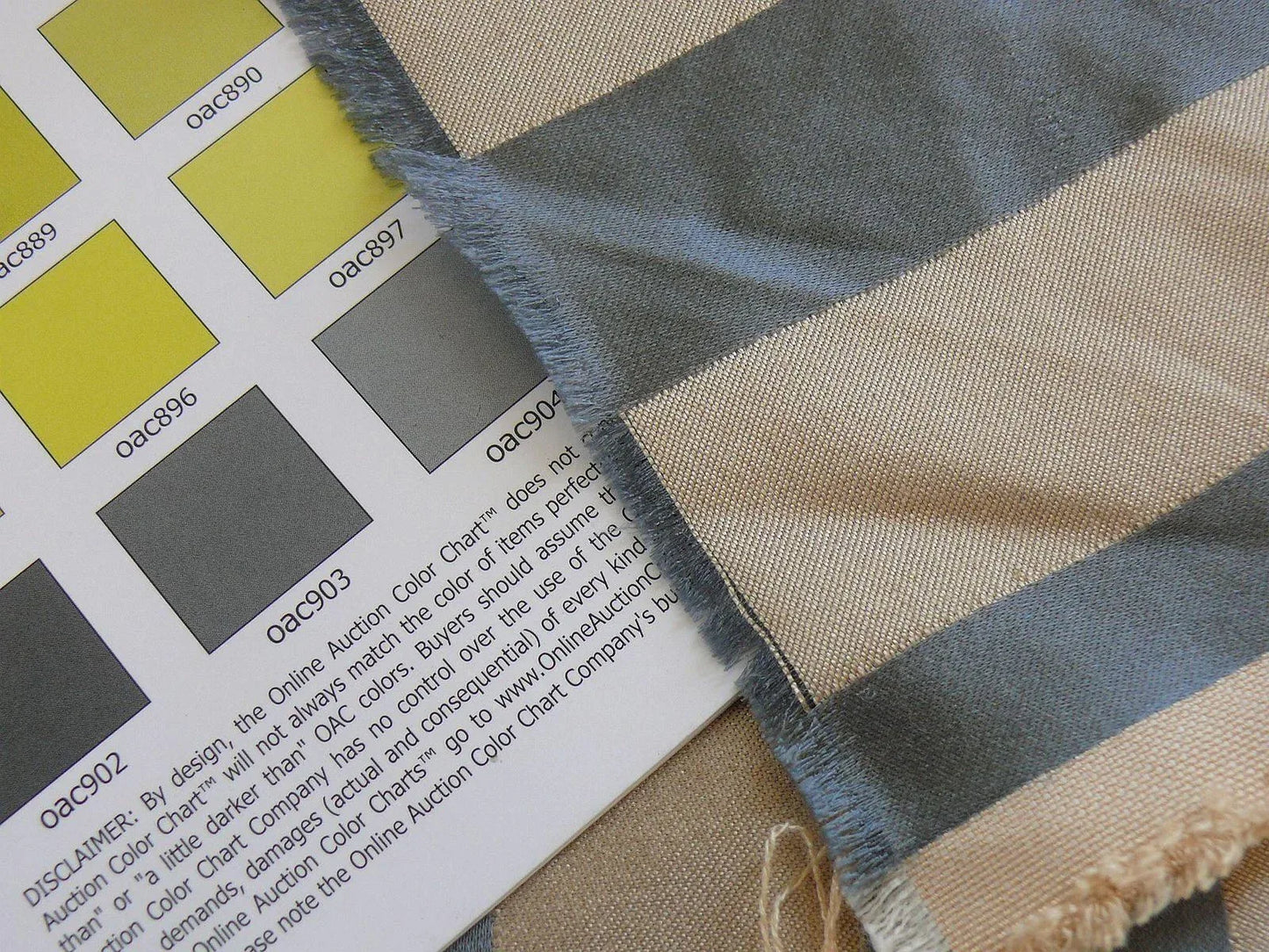 Lee Jofa Tosca Stripe "silver" Charcoal Grey &amp; Sand Satin Rp USD 216y