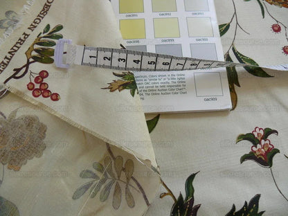 Lee Jofa Calimere Silk Print "ivory" Jasmine Ivory Off White