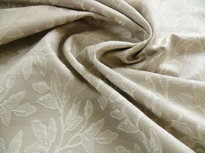 By yard Lee Jofa Gracefield Damask "LINEN" Taupe Grey Foliage Vine Art Nouveau from France MSRP 156/Y
