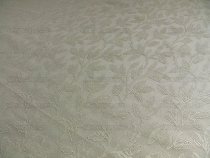 By yard Lee Jofa Gracefield Damask "LINEN" Taupe Grey Foliage Vine Art Nouveau from France MSRP 156/Y