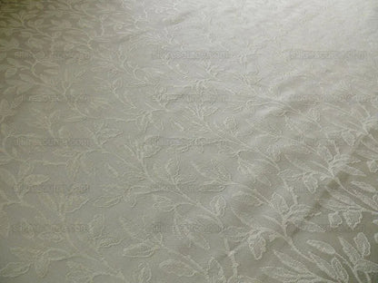 By yard Lee Jofa Gracefield Damask "LINEN" Taupe Grey Foliage Vine Art Nouveau from France MSRP 156/Y