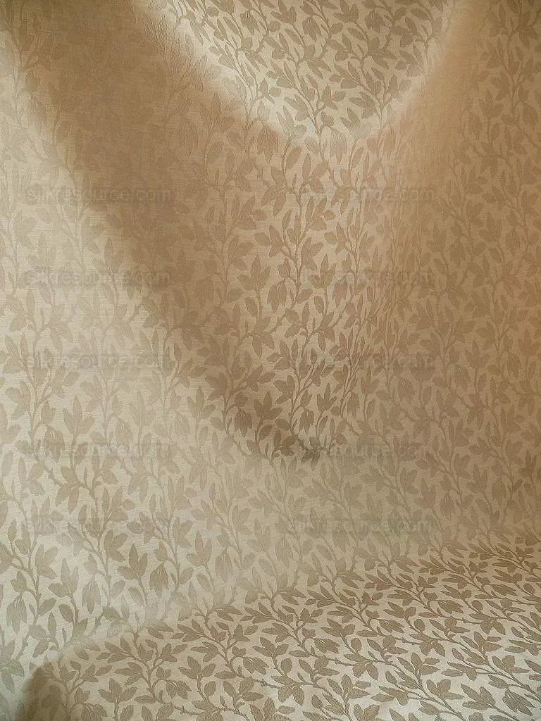 By yard Lee Jofa Gracefield Damask "LINEN" Taupe Grey Foliage Vine Art Nouveau from France MSRP 156/Y