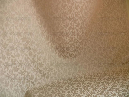 By yard Lee Jofa Gracefield Damask "LINEN" Taupe Grey Foliage Vine Art Nouveau from France MSRP 156/Y