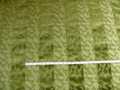 3 Yd Lee Jofa Calypso Velvet Olive Green Jazzy Cut Velvet Rp296y