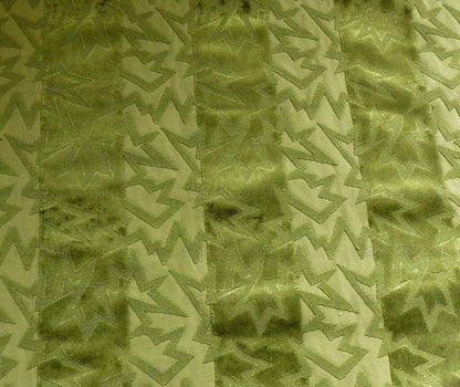 3 YD LEE JOFA CALYPSO VELVET OLIVE GREEN JAZZY CUT VELVET RP296Y