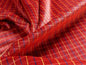 BY YD LEE JOFA FIGARO VELVET CHECK CRIMSON RED CHECK fr ITALY
