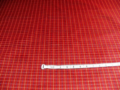 By Yd Lee Jofa Figaro Velvet Check Crimson Red Check Fr Italy