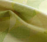 LEE JOFA DUNLAP LINEN PRINT BUBBLES! "MOSS" SPRING GREEN & CELER