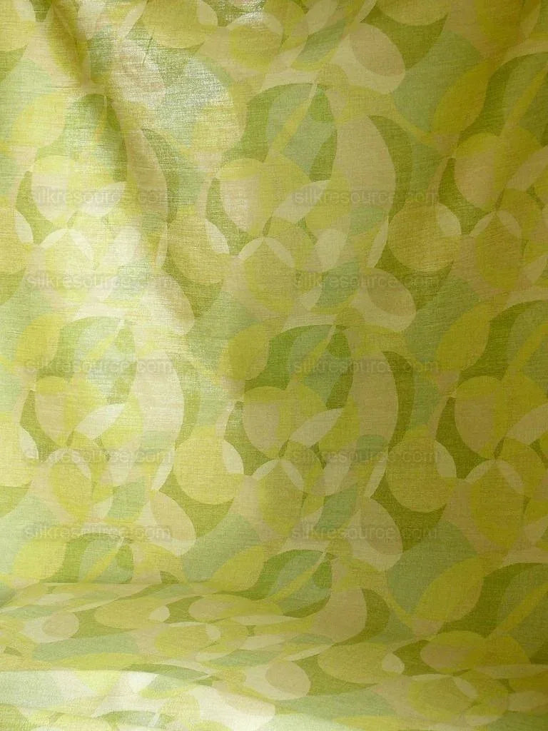 Lee Jofa Dunlap Linen Print Bubbles! "moss" Spring Green Celery Apple Green Modern Art MSRP USD 176/yard