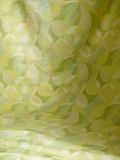 Lee Jofa Dunlap Linen Print Bubbles! "moss" Spring Green Celery Apple Green Modern Art MSRP USD 176/yard