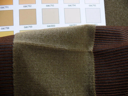 By yard Lee Jofa Lucerta Velvet "espresso" Deep Brown Charcoal Black MSRP USD196/y