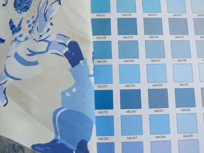 By Yd Lee Jofa Spring Fever Nursery Print Bunny Dog Cat "blues" MSRP USD 136+/Y