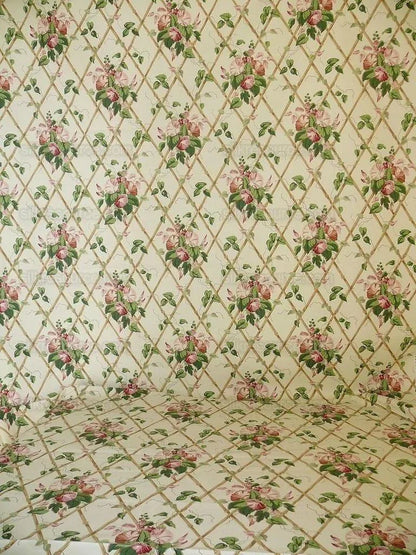 8Y BRUNSCHWIG & FILS COLLETTE'S GARDEN PRINT PINK BLUSH MSRP$212