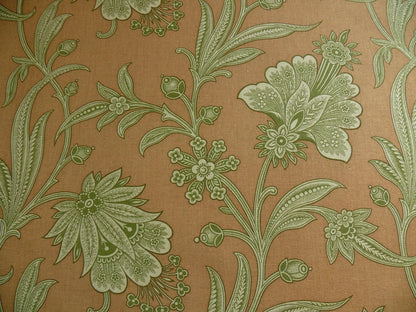 11.75y Cowtan &amp; Tout Rue Jacob Jacobean Flower Print Terri Cotta