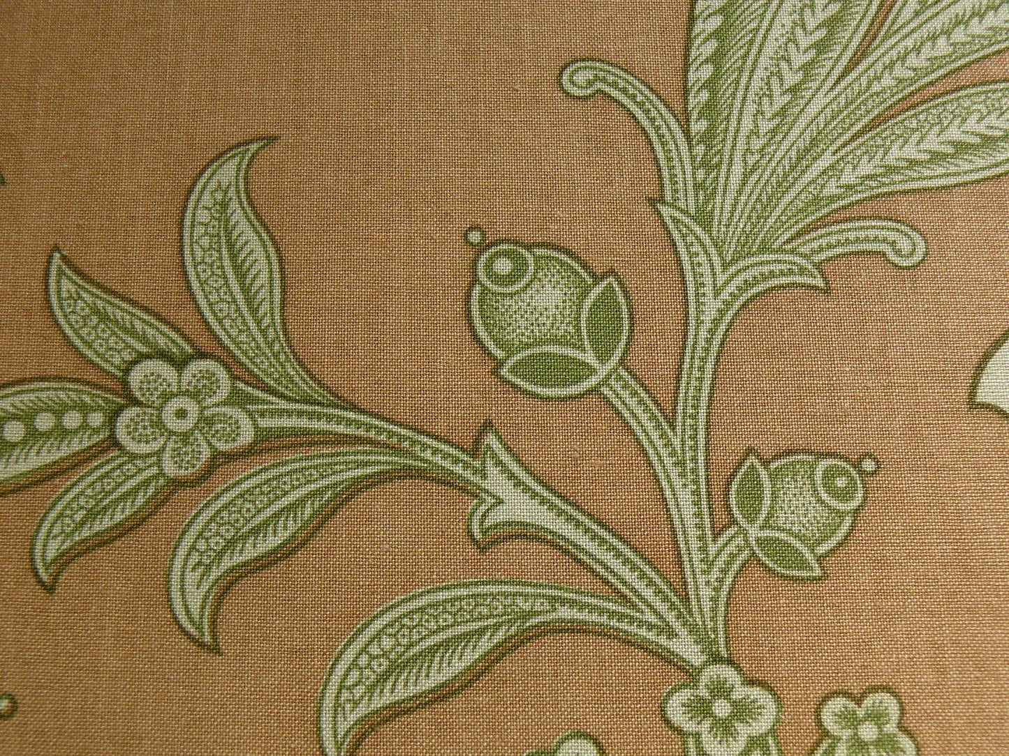 11.75y Cowtan &amp; Tout Rue Jacob Jacobean Flower Print Terri Cotta