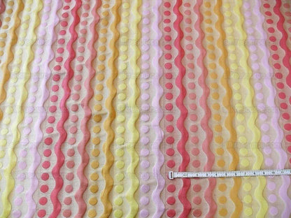 Kravet French Chic! "seeing Spots" Curvy Stripe Light Yellow Lil